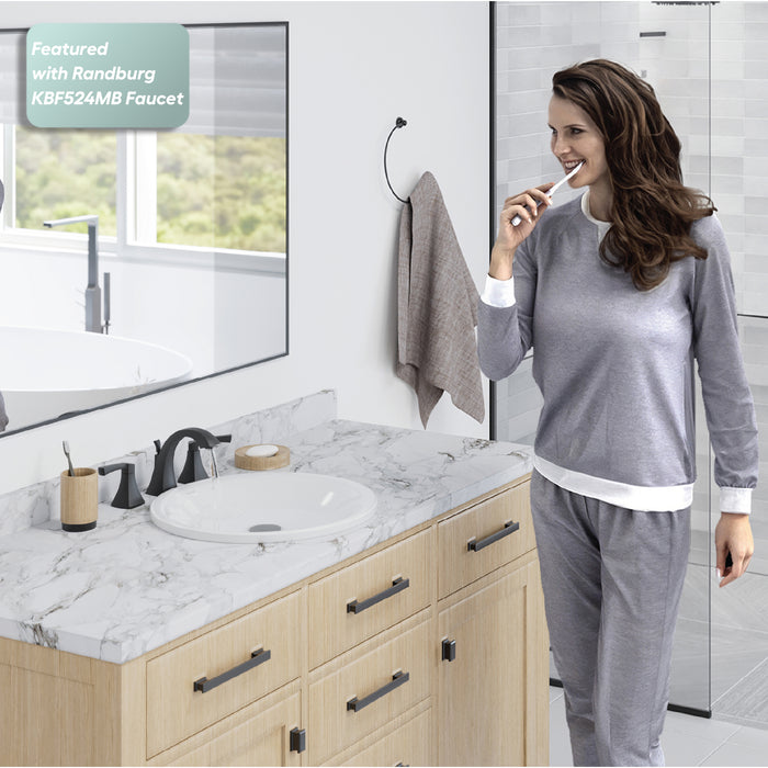Vitreous China White Bathroom Sink 8
