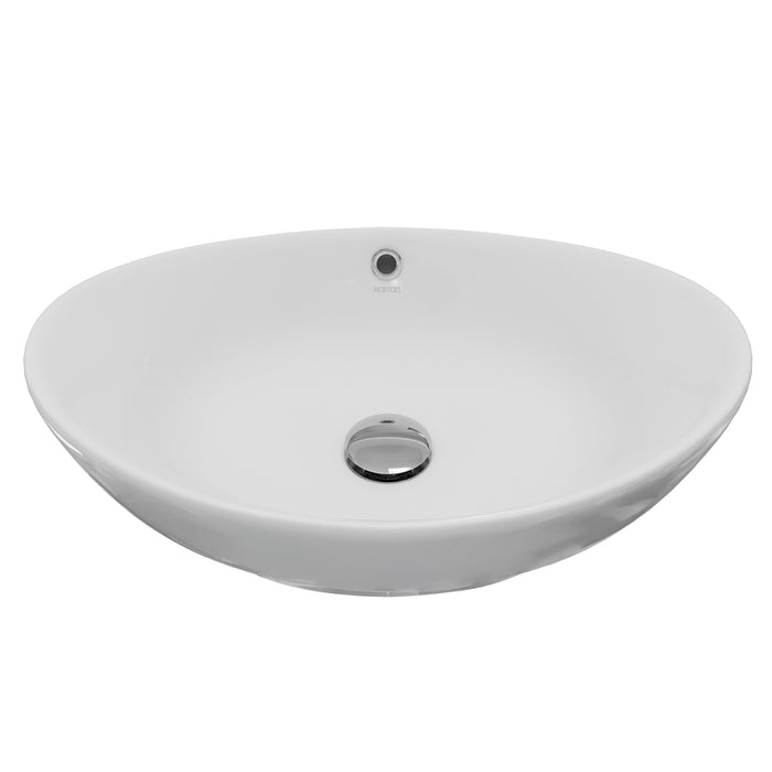 Vitreous China White Bathroom Sink 1