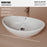Vitreous China White Bathroom Sink 4