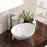 Vitreous China White Bathroom Sink 2