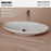 Vitreous China White Bathroom Sink 4