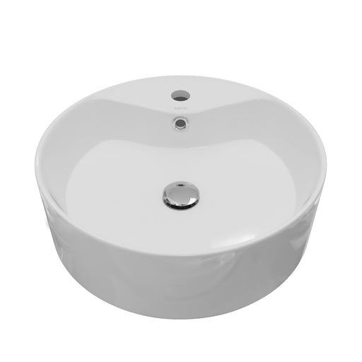 Vitreous China White Bathroom Sink 1