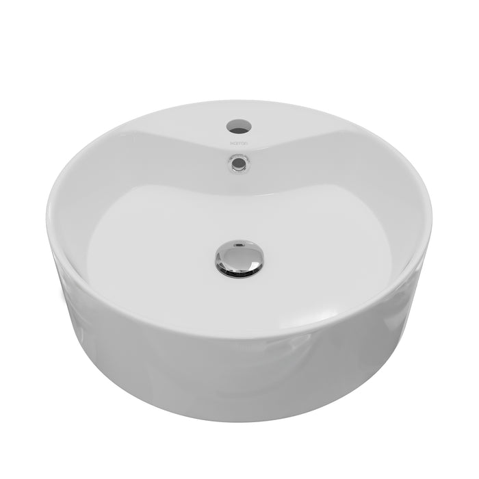 Vitreous China White Bathroom Sink 1