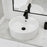 Vitreous China White Bathroom Sink 5