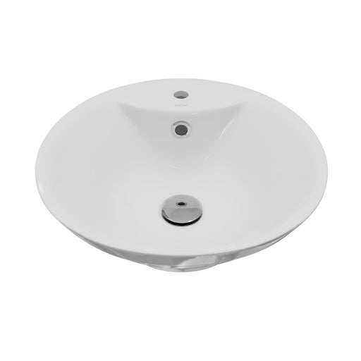 Vitreous China White Bathroom Sink 1