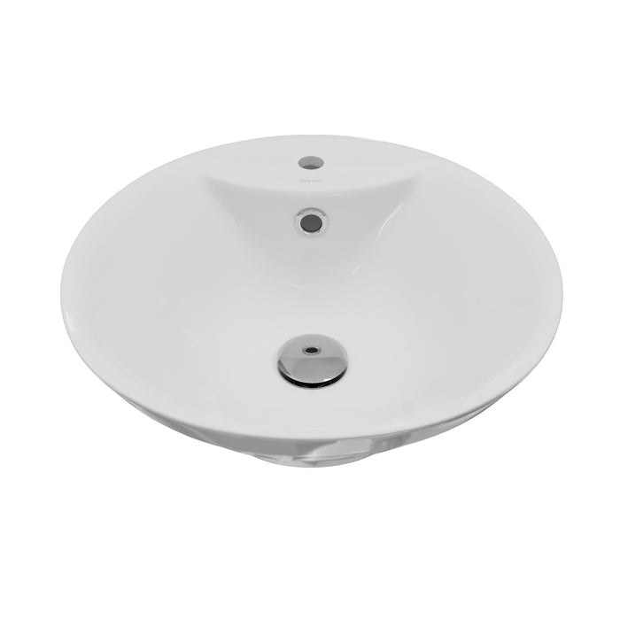 Vitreous China White Bathroom Sink 1