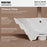 Vitreous China White Bathroom Sink 3