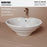Vitreous China White Bathroom Sink 4