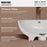 Vitreous China White Bathroom Sink 3