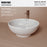 Vitreous China White Bathroom Sink 4