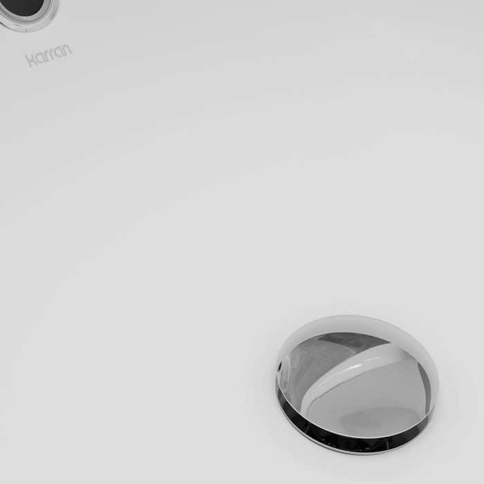 Vitreous China White Bathroom Sink 7