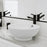 Vitreous China White Bathroom Sink 8