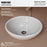 Vitreous China White Bathroom Sink 4