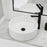Vitreous China White Bathroom Sink 5