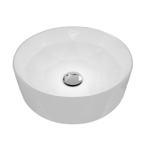 Vitreous China White Bathroom Sink 1