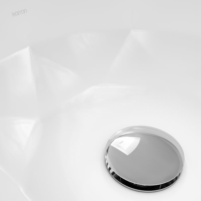 Vitreous China White Bathroom Sink 7