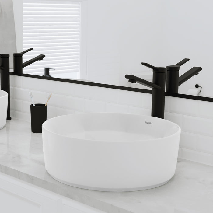 Vitreous China White Bathroom Sink 8