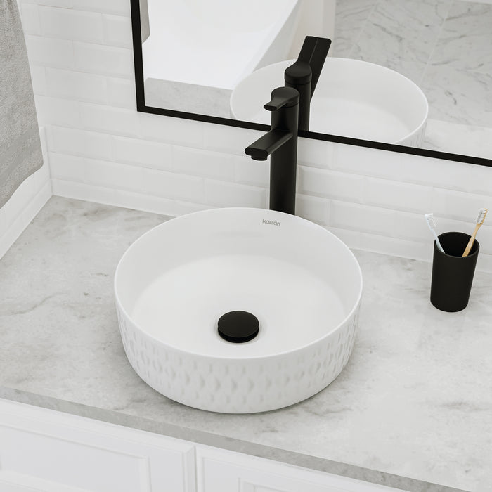 Vitreous China White Bathroom Sink 5