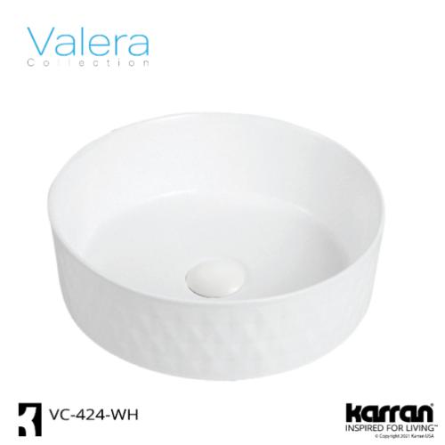 Vitreous China White Bathroom Sink 2