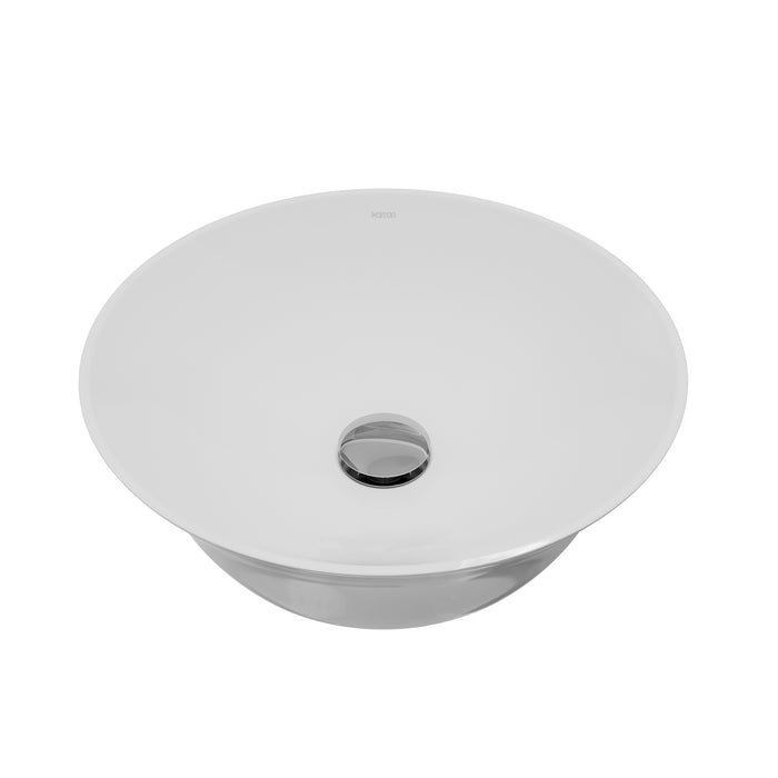 Vitreous China White Bathroom Sink 1