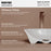 Vitreous China White Bathroom Sink 3