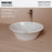 Vitreous China White Bathroom Sink 4