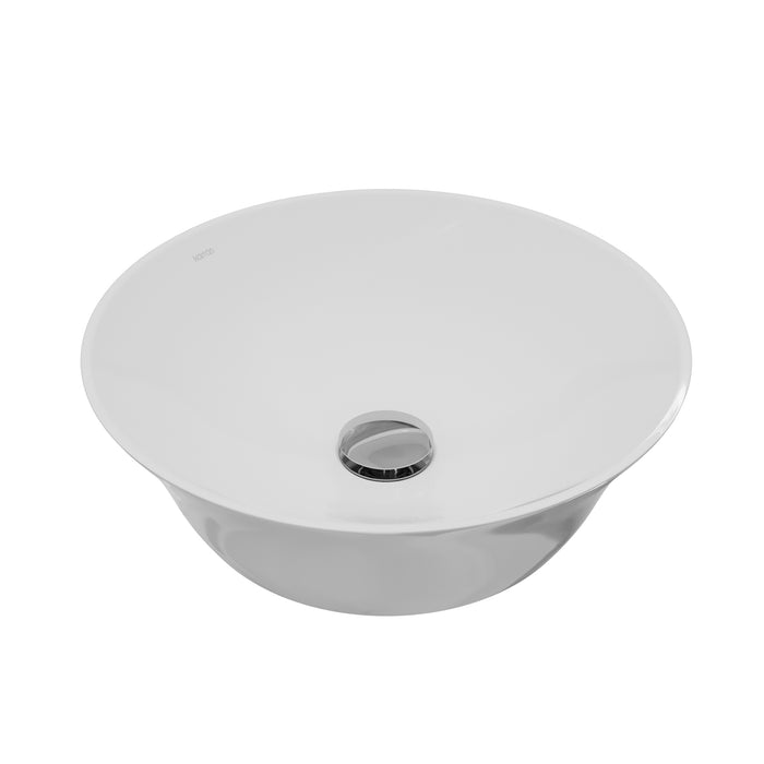 Vitreous China White Bathroom Sink 6