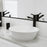 Vitreous China White Bathroom Sink 8