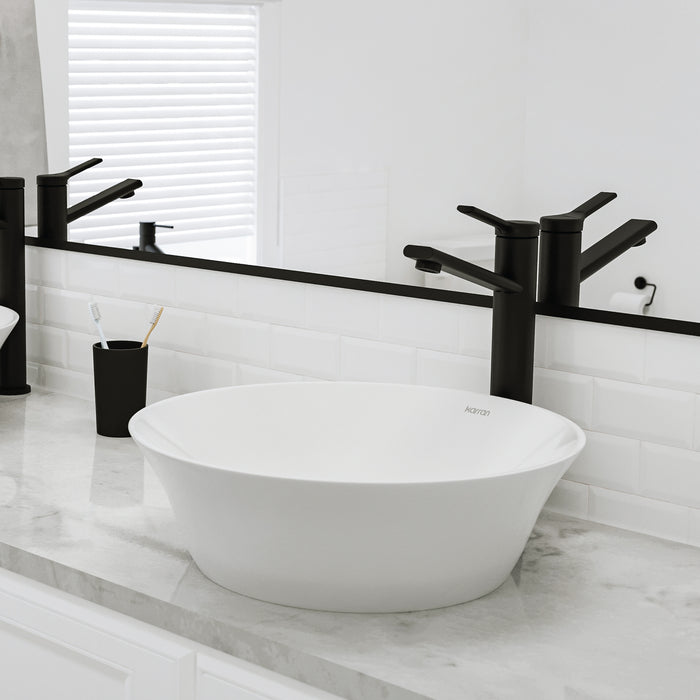 Vitreous China White Bathroom Sink 8