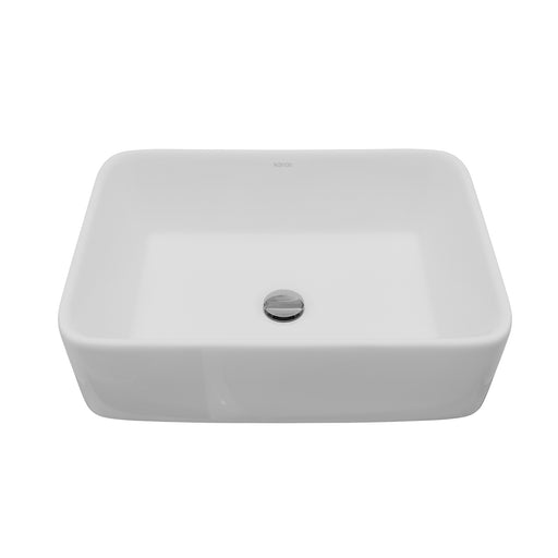Vitreous China White Bathroom Sink 1