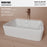 Vitreous China White Bathroom Sink 4