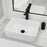 Vitreous China White Bathroom Sink 5
