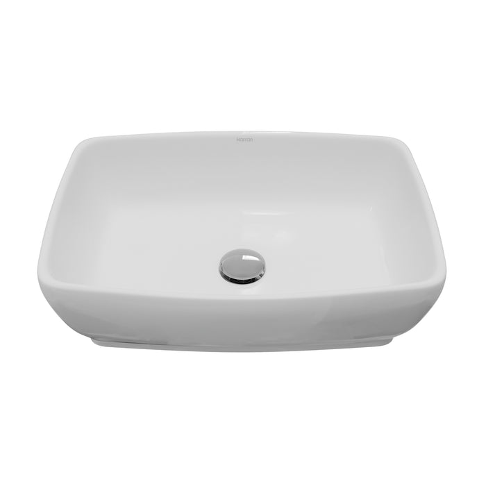 Vitreous China White Bathroom Sink 1