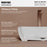 Vitreous China White Bathroom Sink 3