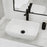 Vitreous China White Bathroom Sink 5