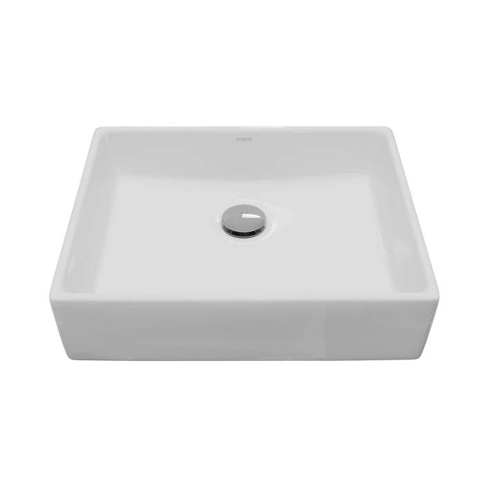 Vitreous China White Bathroom Sink 1
