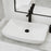Vitreous China White Bathroom Sink 5