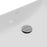 Vitreous China White Bathroom Sink 7