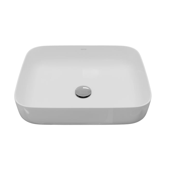 Vitreous China White Bathroom Sink 1