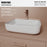 Vitreous China White Bathroom Sink 4