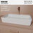 Vitreous China White Bathroom Sink 4