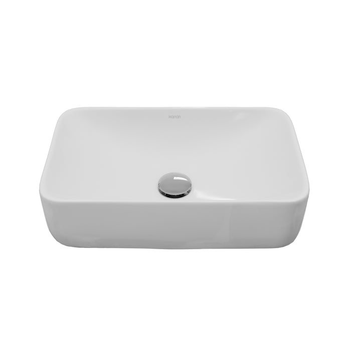 Vitreous China White Bathroom Sink 1