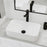 Vitreous China White Bathroom Sink 5