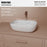 Vitreous China White Bathroom Sink 4