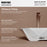 Vitreous China White Bathroom Sink 3