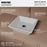 Vitreous China White Bathroom Sink 2