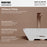 Vitreous China White Bathroom Sink 3