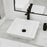Vitreous China White Bathroom Sink 5