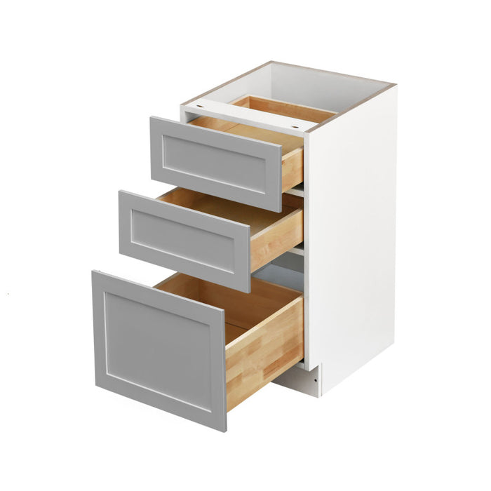 Mallorca Dolphin Gray Wood Drawer Base Cabinet 2
