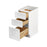 Mallorca White Wood Drawer Base Cabinet 2